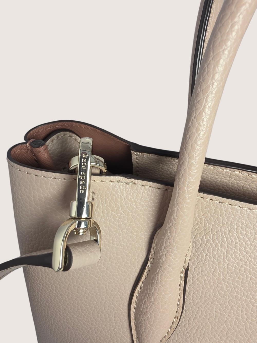 kate spade New York Blush Floral Appliqué Leather Satchel - Picture 10 of 13